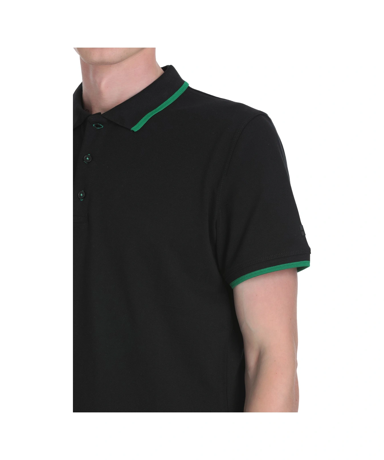 Hatemoğlu Siyah Regular Fit 100% Pamuk Polo Yaka Rayon Tişört 36099 347711