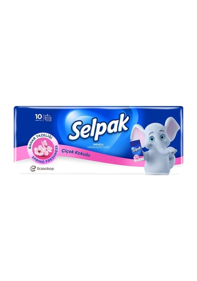 Selpak Çiçek Kokulu Mendil 100'lü 10 10
