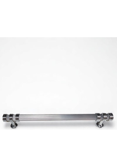 Çizgili Nesli Alüminyum Metal Lüks Modern Mobilya Çekmece Mutfak Dolabı Kulpu Krom 192mm Krom