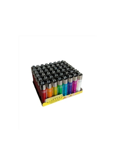 Clipper Renkli Micro Taşlı Çakmak 48 Adet 0939
