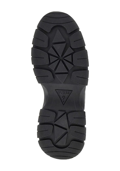 Guess Kadın Berrett2 Monogram Desenli Kalın Tabanlı Sneaker - Siyah 4221490
