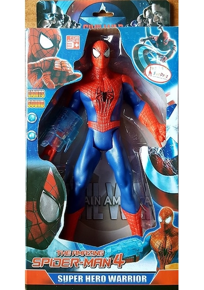 Oyuncak Spider Men Örümcek Adam Sesli Işıklı Figür Karakter