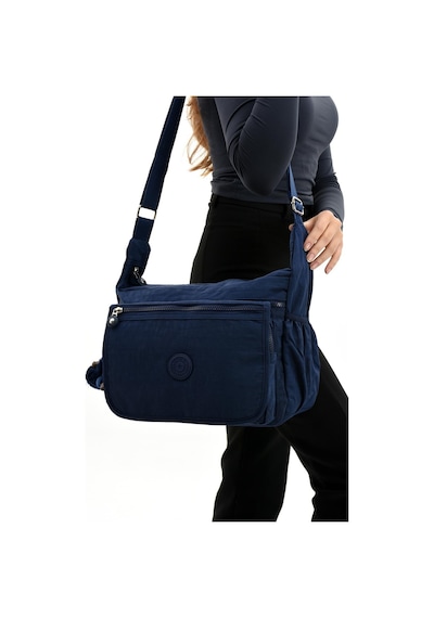 Çapraz Askılı Ultra Hafif Çok Cepli Bayan Omuz Çantası Laci Model: 571-6b - Lacivert