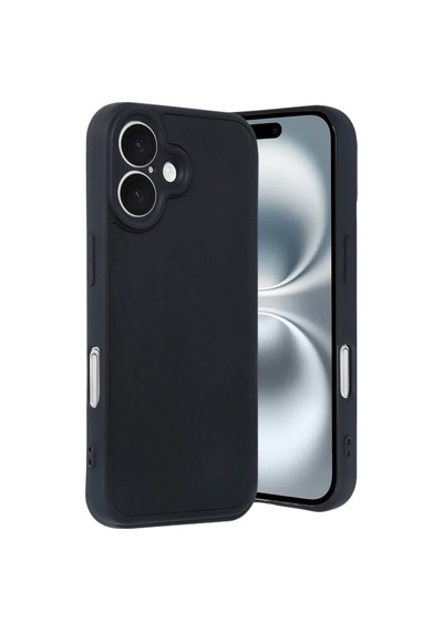 Apple Uyumlu iPhone 16 Uyumlu Kılıf Aras Deri Kapak - Siyah