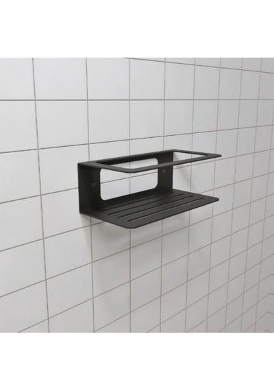 Hvngroup Metal Banyo Şampuanlık Askısı, Duş Rafı Siyah