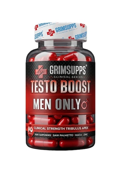 Grımsupps Testo Boost Men Only Trıbulus , Argınıne , Maca , Gınseng 90 Caps