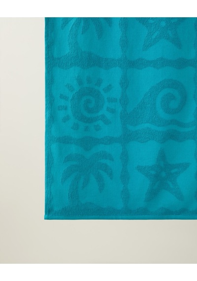 English Home Summer Vibes Pamuk Plaj Havlusu 70x140 Cm Turkuaz