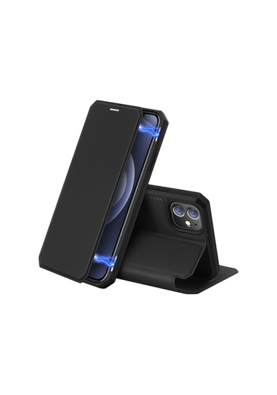 Dux Ducis Apple Uyumlu iPhone 12 Mini Kilif Mikantisli Kapakli Flip Cover Kil 400391160