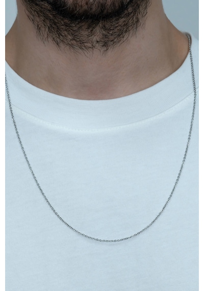 Takı Dükkanı İnce 316l Paslanmaz Unisex Çelik Kolye Zincir 1.6 MM Eck44 001