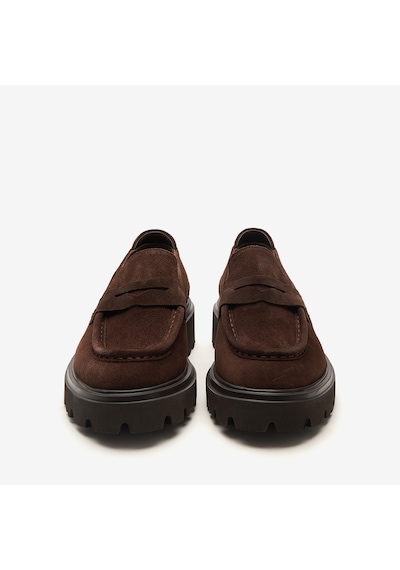 Kahve Süet Sneaker Erkek Ka-c30504 John May Munıh Kahverengi