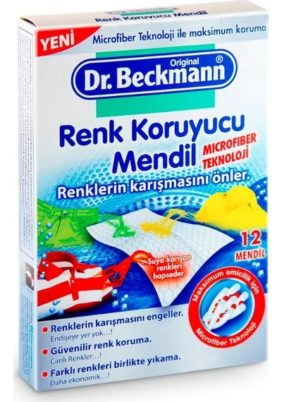 Dr.Beckmann Aktif Beyazlatıcı Mendil 15 Adet + Renk Koruyucu Mendil 12 Adet