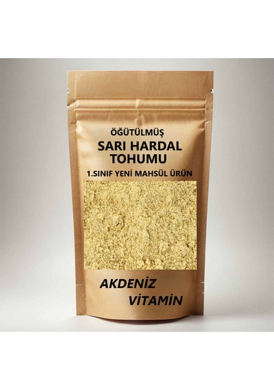 Akdeniz Vitamin Öğütülmüş Sarı Hardal Tohumu 100 G