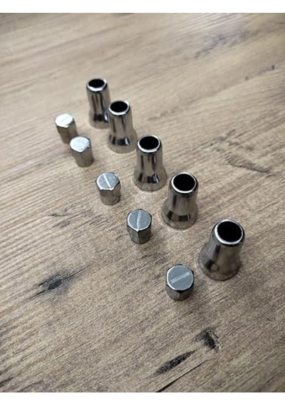 5'li Set Krom Oto Sibop Kapağı, Şık Ve Fonksiyonel Tasarım Açık Bej