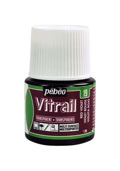 Pebeo Vitrail Cam Boyası 45ml - 19 Red Violet