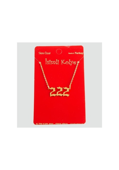 Uğurlu Rakamlar Uçlu Kolye Çok Renkli 71325153