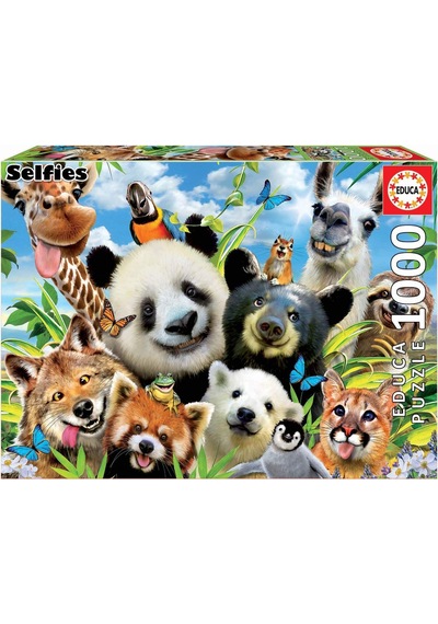 Educa 18117 Lama Drama Selfie 1000 Parça Puzzle