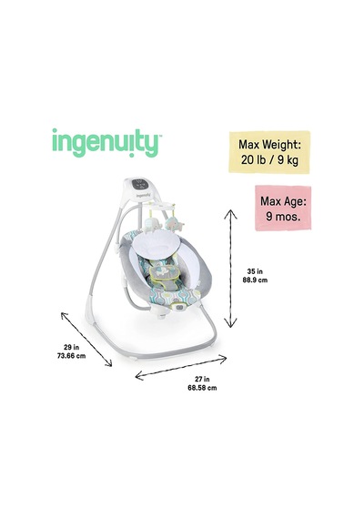 Ingenuity Simple Comfort Everston Dönenceli Salıncak Ve Ev Tipi Ana Kucağı
