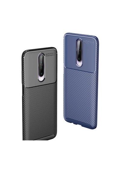 Xiaomi Redmi K30 Kılıf Zore Negro Silikon Kapak Siyah