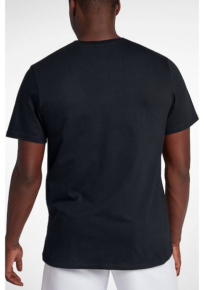 Nike Jordan Jumpman Air Unisex Balck Tee Jordan Nakış Logolu Tişört Siyah Siyah