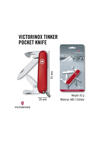 Victorinox Asker Bıçağı Tinker Kırmızı
