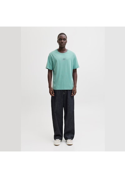 Jack & Jones Graphic Erkek Mavi Tişört 12268415-mın Mavi