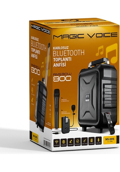 Magicvoice MV-2015 El+Yaka Mikrofonlu Bluetooth Hoparlör