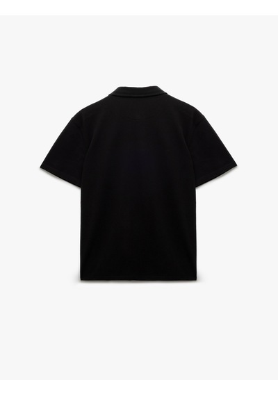 Koton Pamuklu Regular Fit Kısa Kollu Polo Yaka Tişört Siyah 5sam10027mk SIYAH