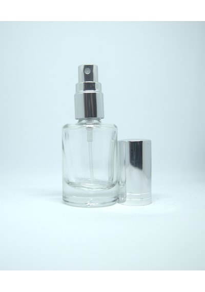 Boş Parfüm ve Kolonya Şişesi 12 ML 5 Adet Boş Metal Gri Sprey