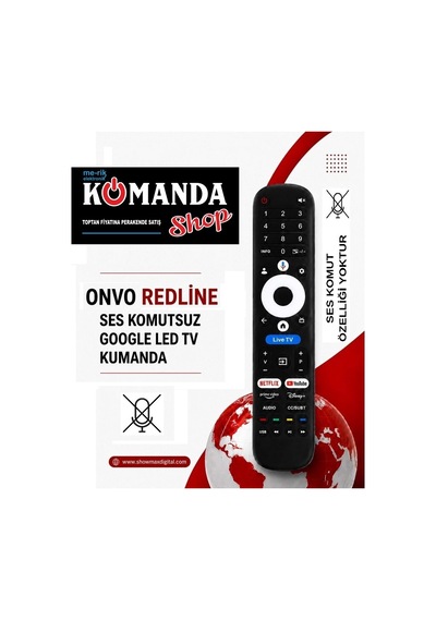Ses Komutsuz Redlıne Onvo Ses Komutsuz Google Led Tv Kumanda