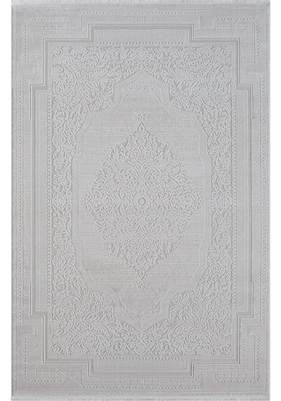 Çam Halı Viyana 2311 Beyaz Seyran Halı Klasik Desen Makine Halısı