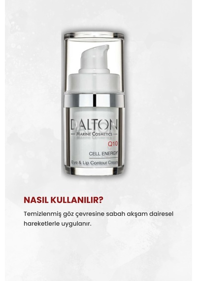 Olgun Mat Ciltler Için Pürüzsüzleştirici, Işıltı Verici Anti Aging Q10 Göz & Dudak Kontur Kremi - 56808374