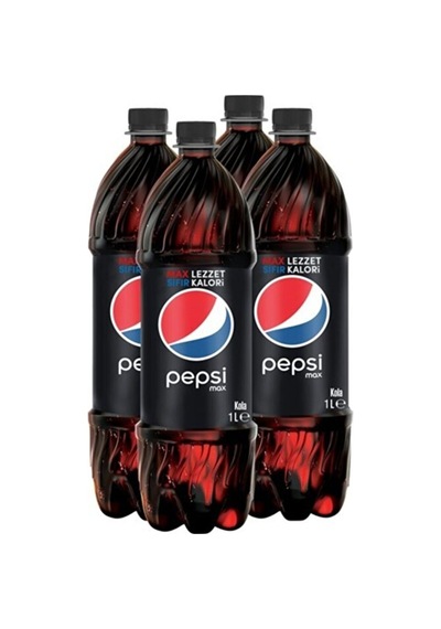 Pepsi Cola Max Pet 1 Lt X 4 Adet