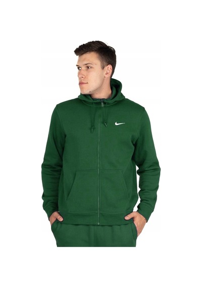 Nike Sportswear Hoodie Full Zip Men's Kapüşonlu Yeşil Sweatshirt Yeşil