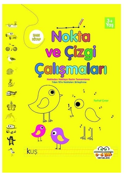3-6 Yaş Nokta Ve Çizgi Çalışmaları Seti 4 Kitap