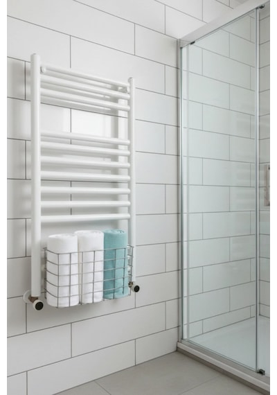 Asılabilir Havlupan Düzenleyici Banyo Havluluk Kurutma Sepeti Tuvalet Kağıdı Organizeri Krom Krom