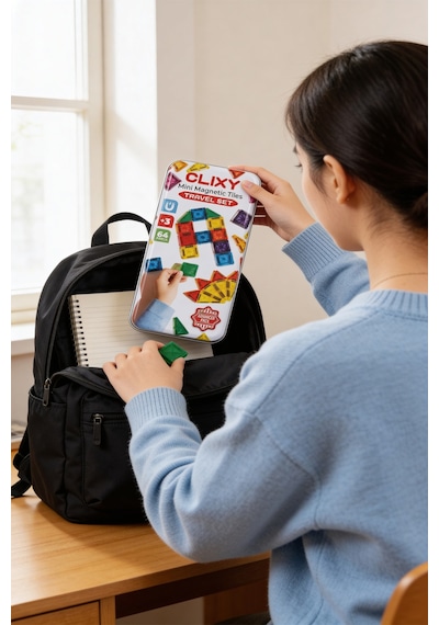 Mini Manyetik Bloklar 64 Parça Travel Set