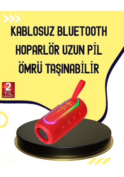 Mey İthalat Uzun Pil Ömürlü Bluetooth 5.1 Hoparlör