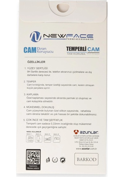 Newface Tecno Spark 20 3d Antistatik Cam Ekran Koruyucu