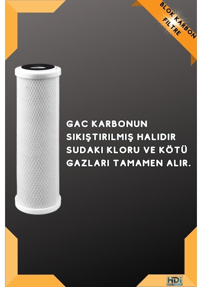 Açık Kasa Su Arıtma Cihazı Filtresi 3'Lü Set