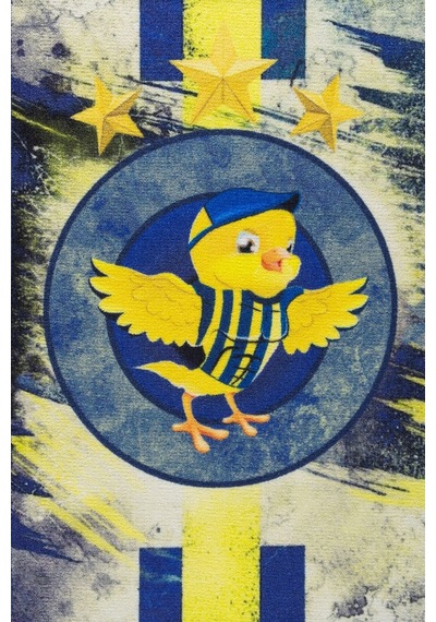 Confetti Fenerbahçe Kanarya 133X190Cm Çocuk Odası Halısı Lacivert