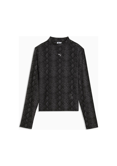 Puma Snake Aop Kadın Siyah Sweatshirt 638749-01