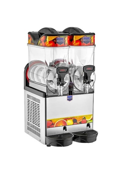 Remta 2'li Slush Buzlaş Makinesi-12+12 Lt - St26