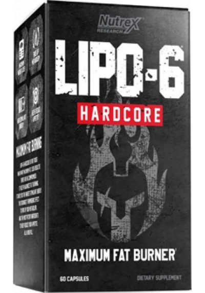Nutrex Research, LIPO-6 Hardcore, 60 Kapsül