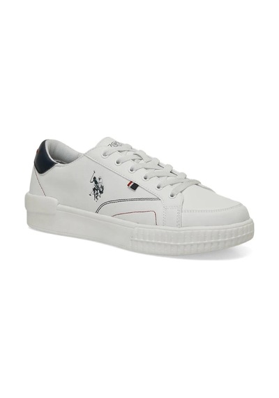 U.S. Polo Assn. Mayk 4Pr Erkek Beyaz Sneaker Ayakkabı-Beyaz