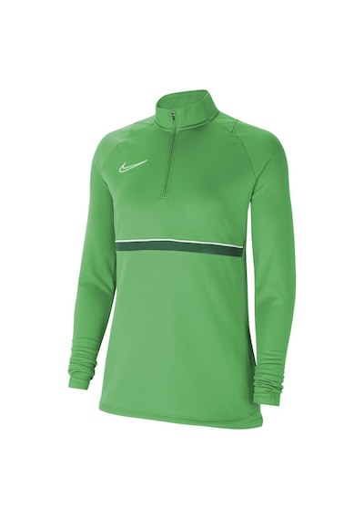 Nike Academy Dri Fit Half Zip Kadın Yeşil Dik Yaka Sweatshirt Yeşil