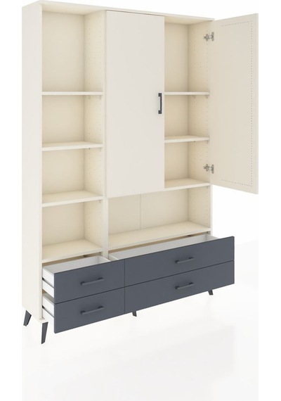 Arges Dolap 8 Raflı 4 Çekmeceli 2 Kapaklı 132x30x195 Aytaşı-aytaşı/antrasit Aytası/antrasıt Arges Dolap 8 Raflı 4 Çekmeceli 2 Kapaklı 132x30x195 Aytaşı-aytaşı/antrasit Aytası/antrasıt