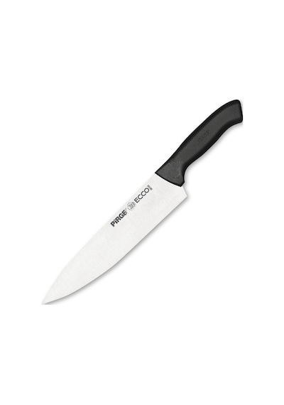 Şef Bıçağı 23 CM Pirge Ecco/ 50X230X2.5 MM 38162 Bileme Fabrika Ayarı Siyah