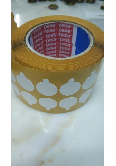 Çift Taraflı Alman Tesa Bant 25mm Güçlü Yapışkan Çıkartma 250 li