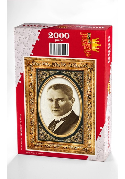 Atatürk Portre Ahşap Puzzle 2000 Parça