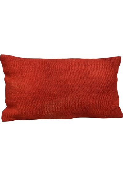 Zehra Abla Halı Yeni El Dokuma Dekoratif Lumbar Kilim Kırlent Yastık Kılıfı 6835 Çok Renkli